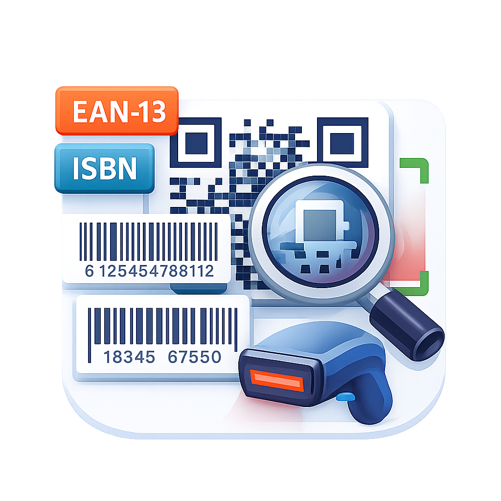 Decodificador de QR y códigos de barras online